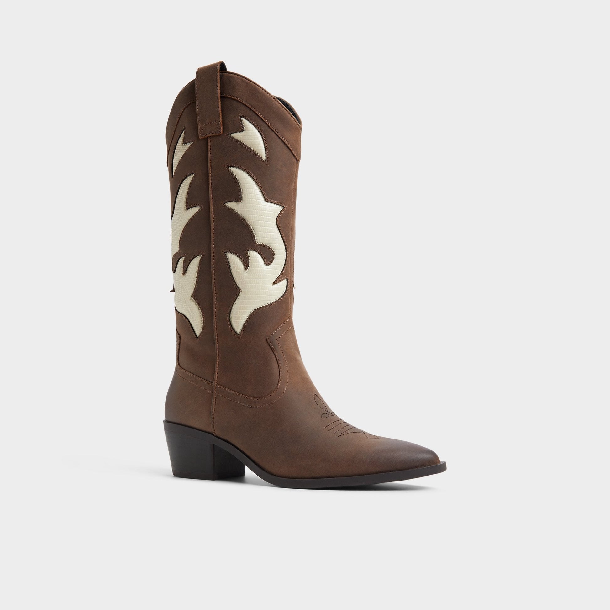 Nebraska Royal Brown Women's Western - Mid-calf western boot Aldo Royal Brown