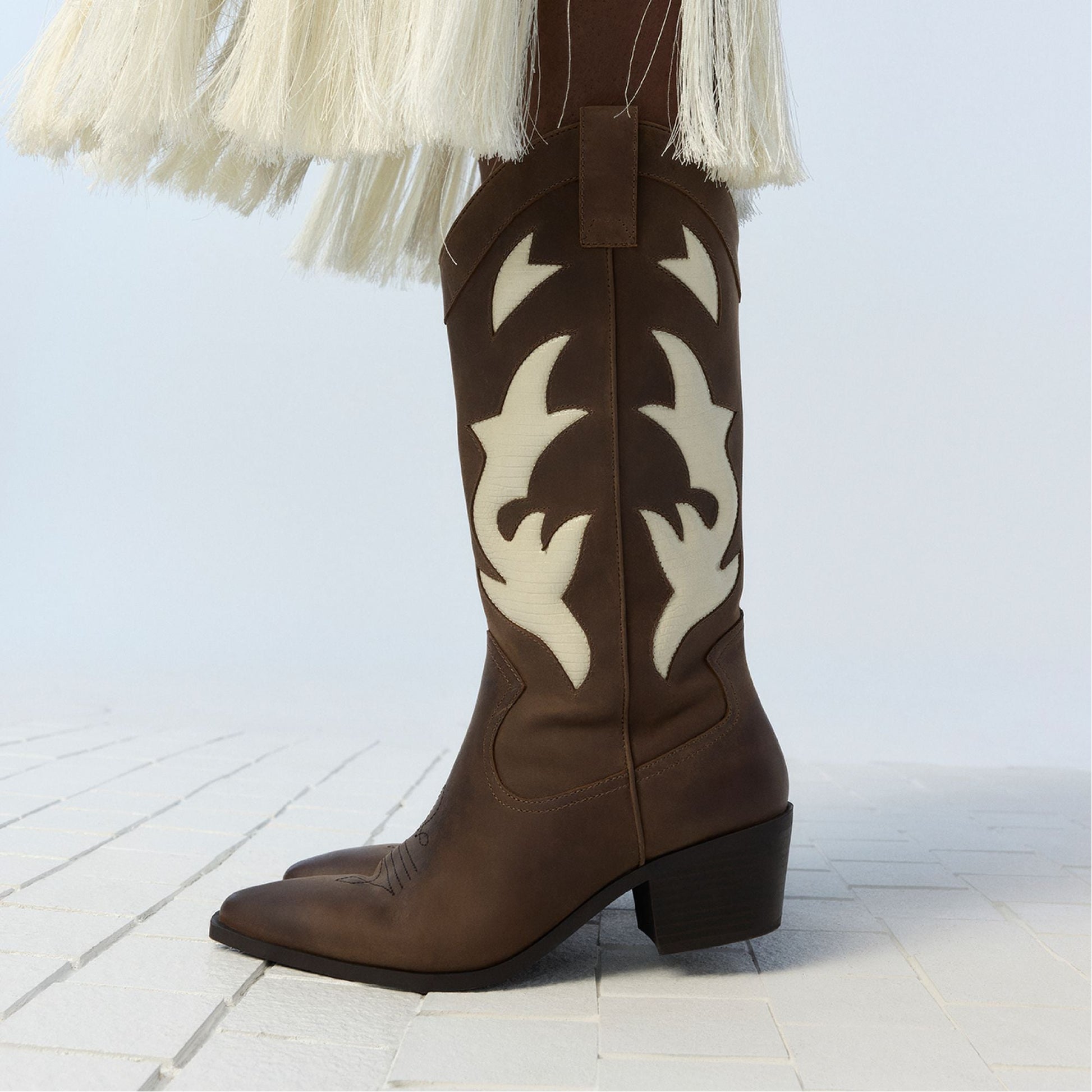 Nebraska Royal Brown Women's Western - Mid-calf western boot Aldo Royal Brown