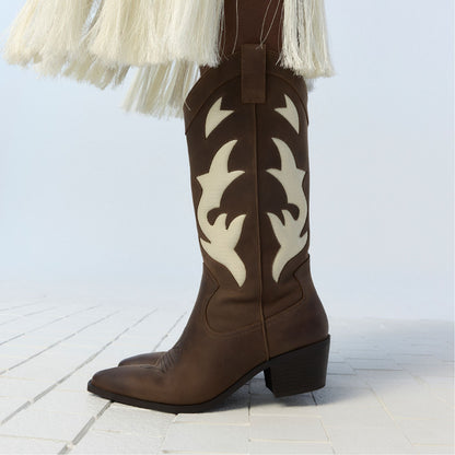 Nebraska Royal Brown Women's Western - Mid-calf western boot Aldo Royal Brown