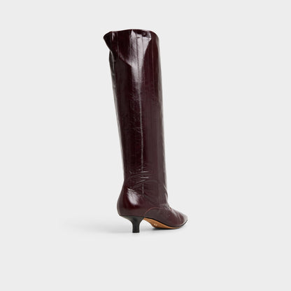 Everose in Bordo - Knee-high boot, Kitten heel Aldo Bordo