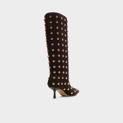 Selora in Medium Brown - Knee-high boot, Stiletto heel Aldo Medium Brown