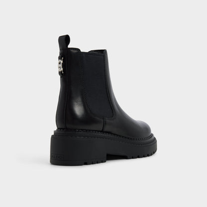 Bestina in Black - Chelsea boot, Lug sole Aldo Black