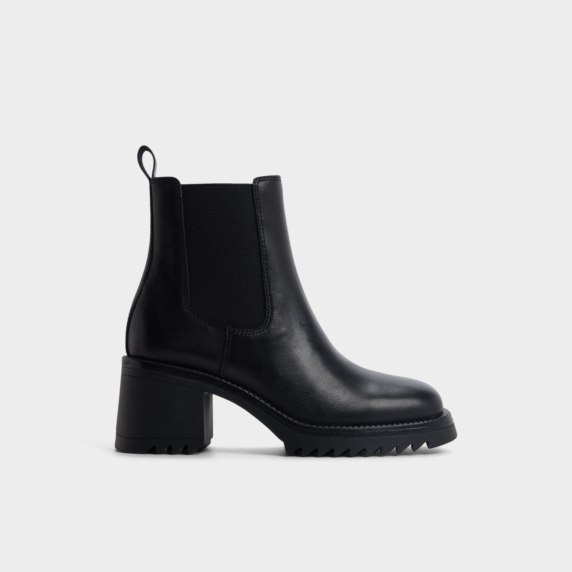 Anneliese in Black - Chelsea boot, Lug sole Aldo Black