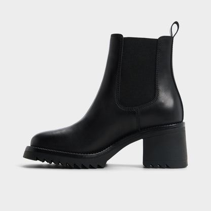 Anneliese in Black - Chelsea boot, Lug sole Aldo Black