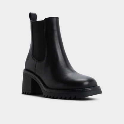 Anneliese in Black - Chelsea boot, Lug sole Aldo Black