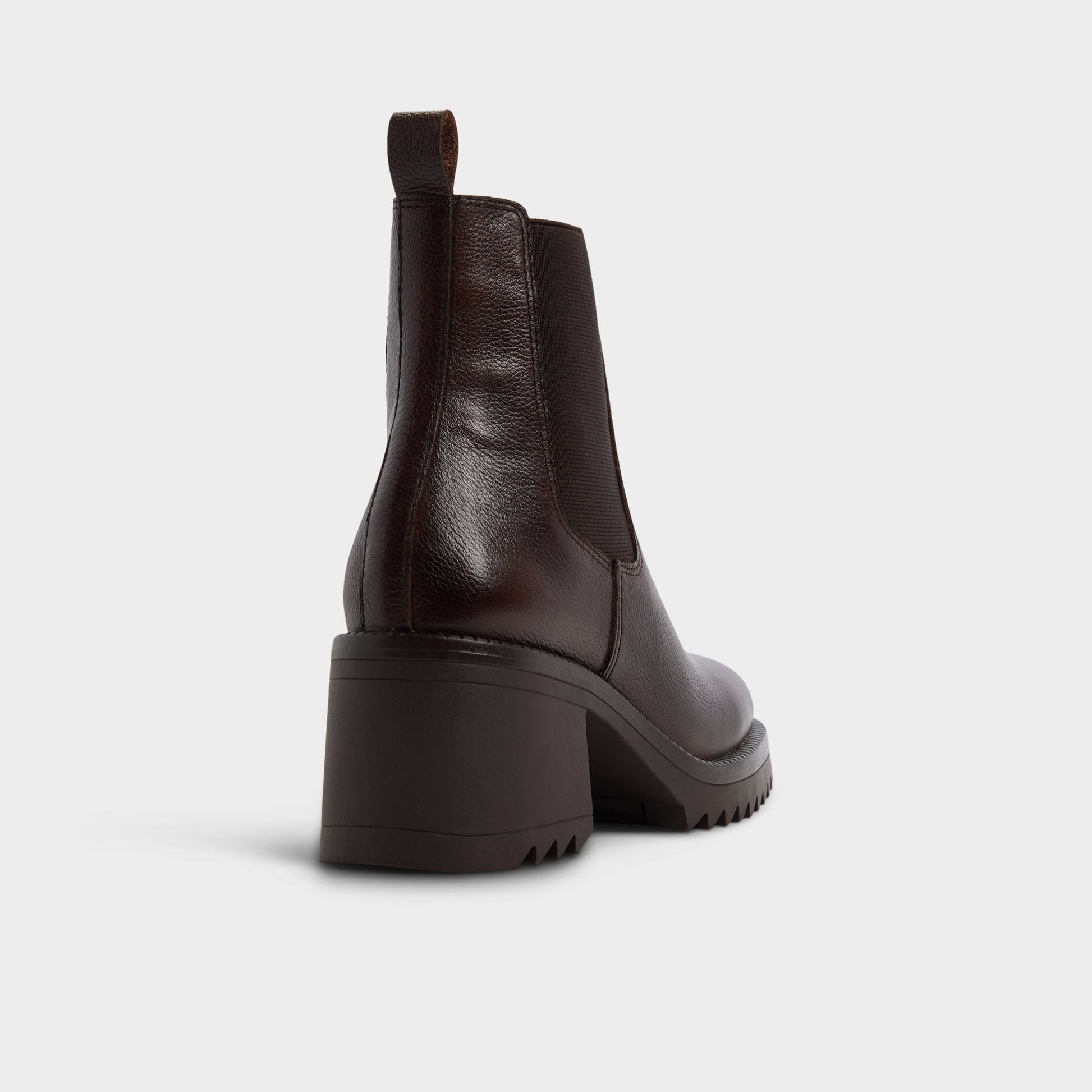 Anneliese in Medium Brown - Chelsea boot, Lug sole Aldo Medium brown