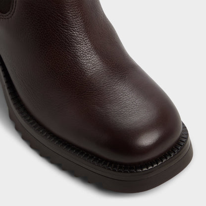 Anneliese in Medium Brown - Chelsea boot, Lug sole Aldo Medium brown