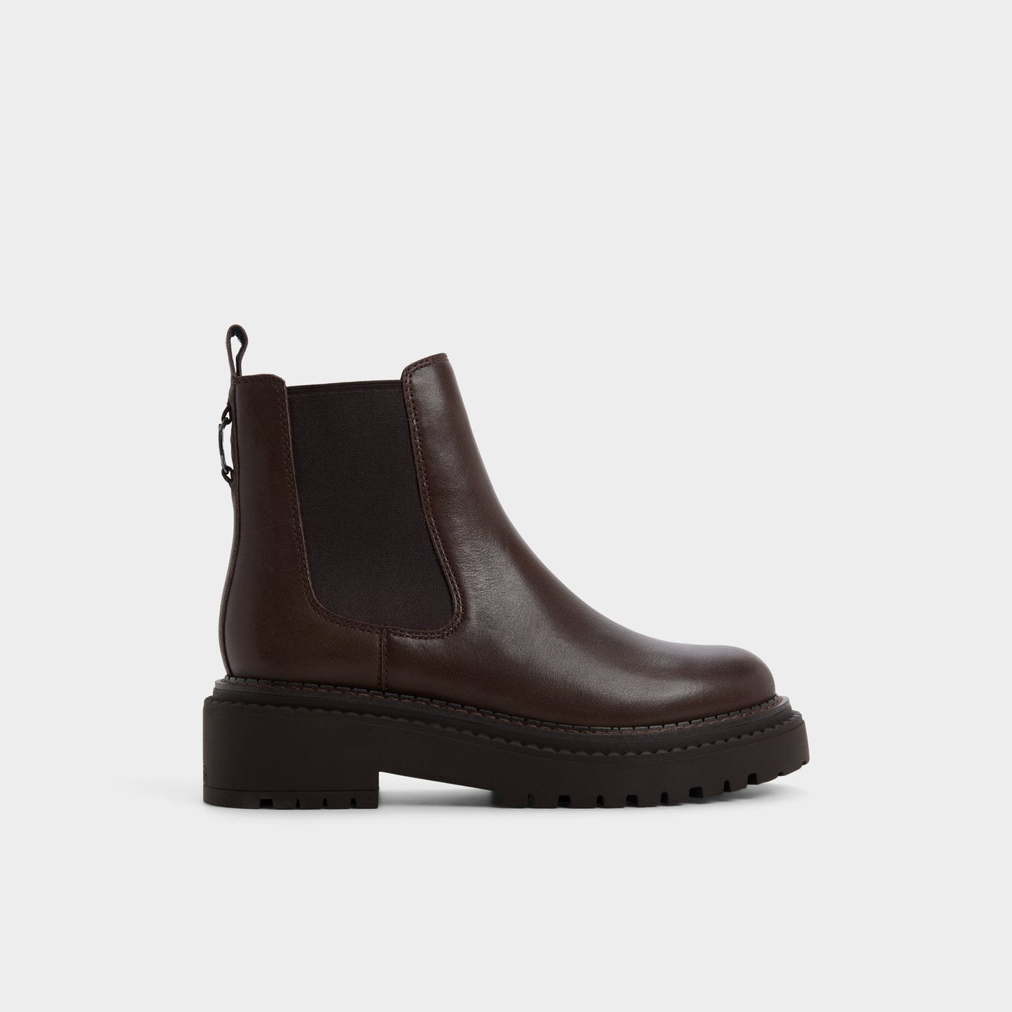 Bestina in Dark Brown - Chelsea boot, Lug sole Aldo Dark brown
