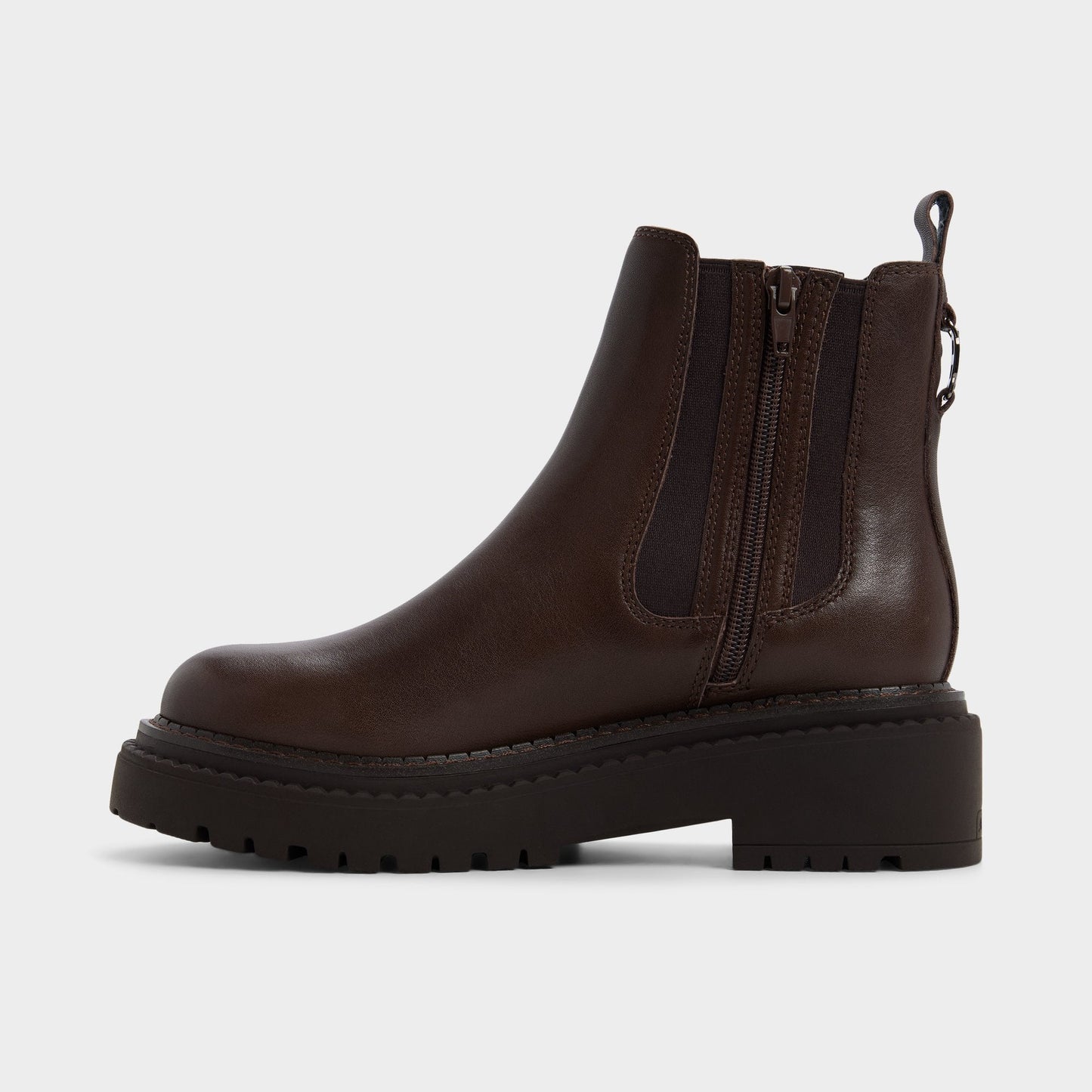 Bestina in Dark Brown - Chelsea boot, Lug sole Aldo Dark brown