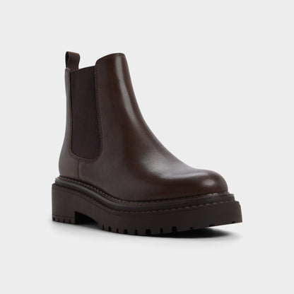 Bestina in Dark Brown - Chelsea boot, Lug sole Aldo Dark brown