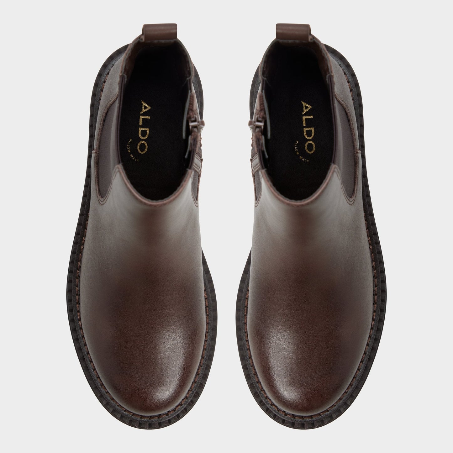 Bestina in Dark Brown - Chelsea boot, Lug sole Aldo Dark brown