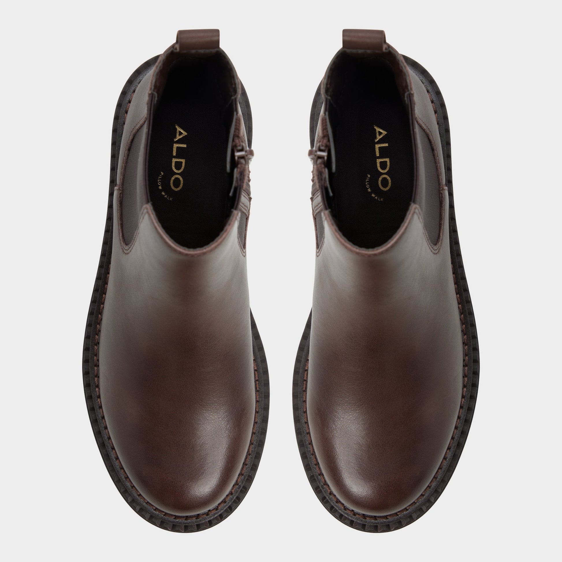 Bestina in Dark Brown - Chelsea boot, Lug sole Aldo Dark brown