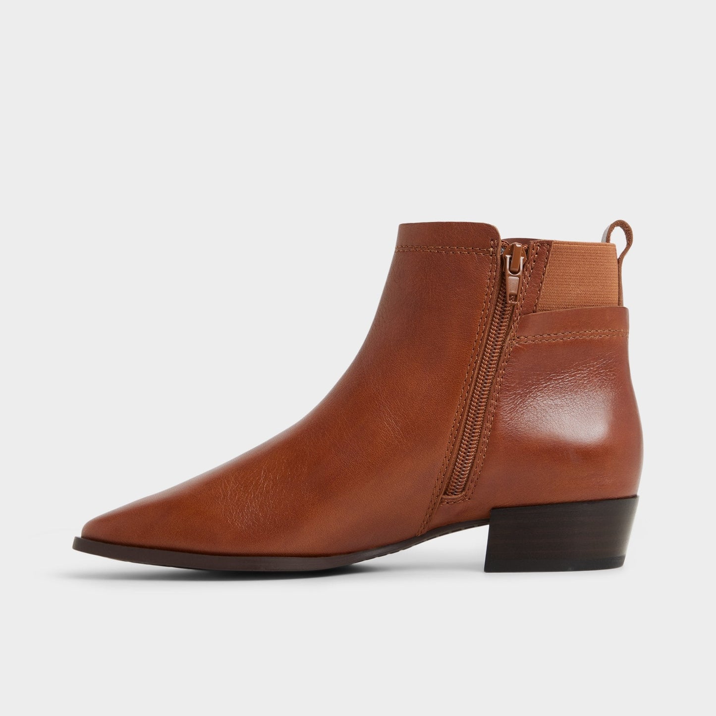 Raneldar in Medium Brown - Chelsea boot, Block heel Aldo Medium brown