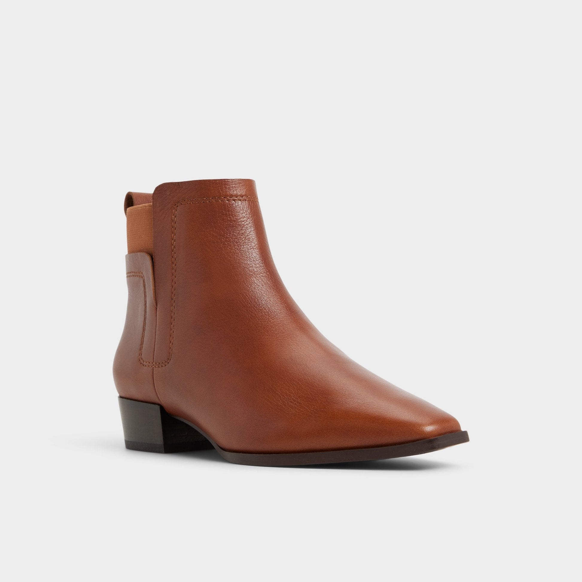 Raneldar in Medium Brown - Chelsea boot, Block heel Aldo Medium brown