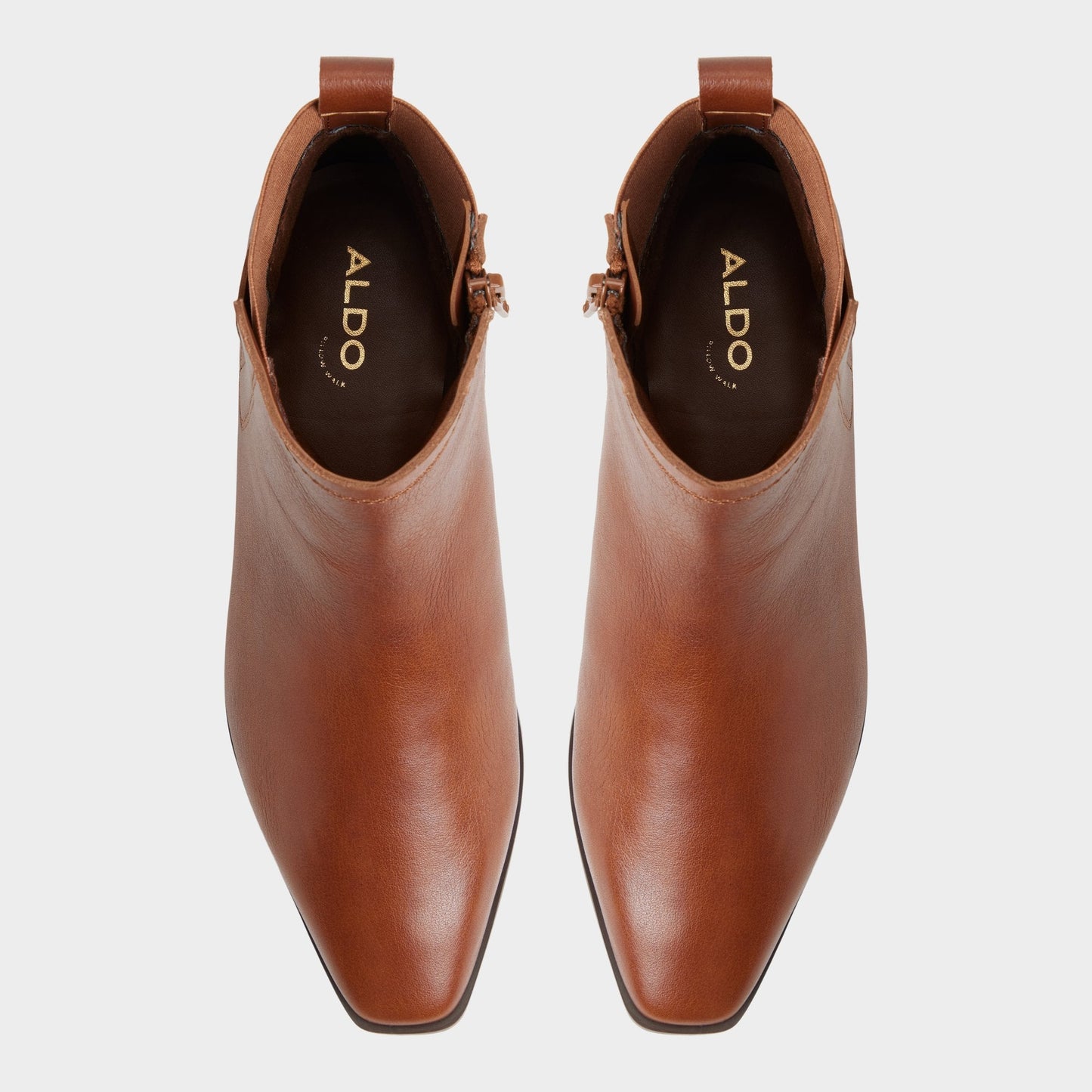 Raneldar in Medium Brown - Chelsea boot, Block heel Aldo Medium brown