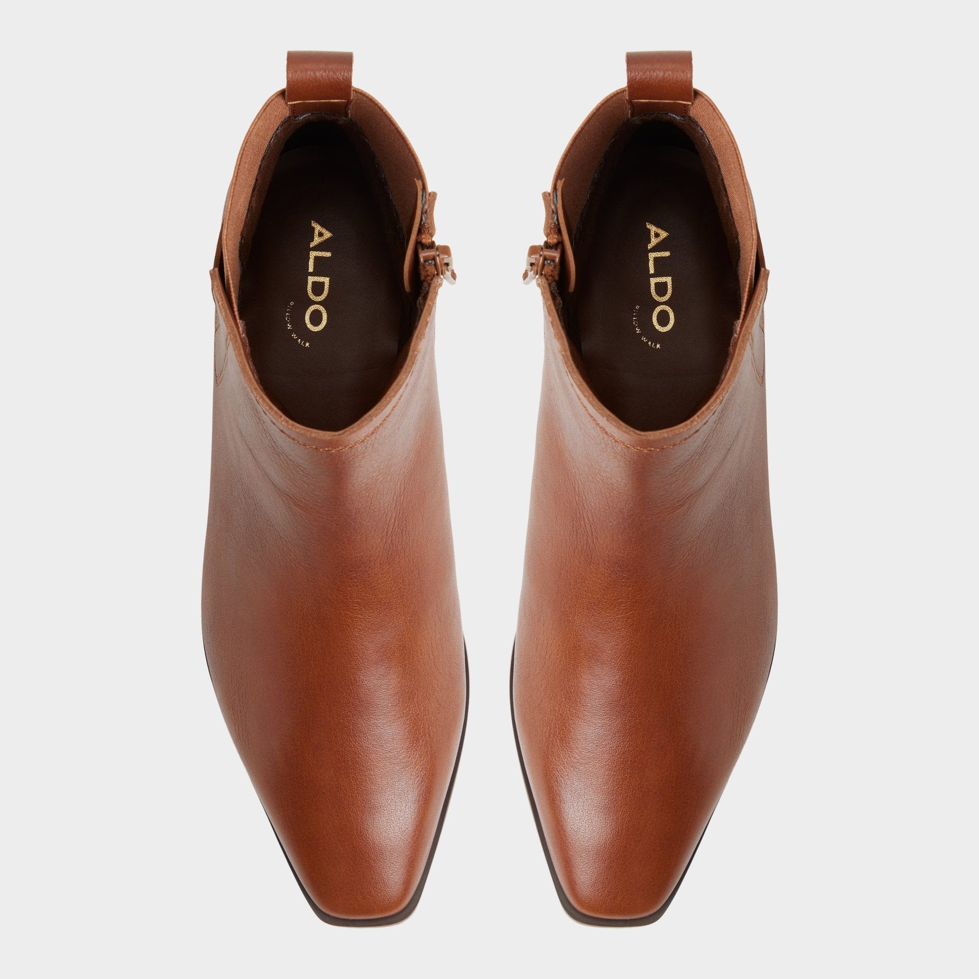 Raneldar in Medium Brown - Chelsea boot, Block heel Aldo Medium brown