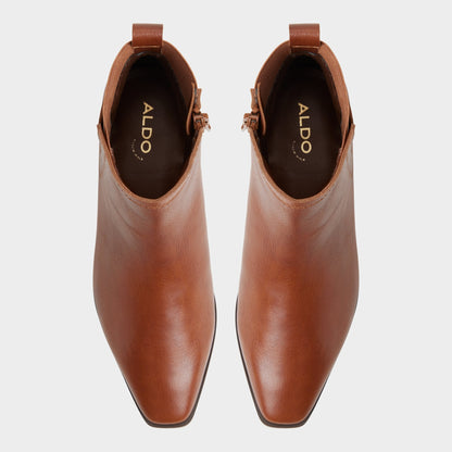 Raneldar in Medium Brown - Chelsea boot, Block heel Aldo Medium brown
