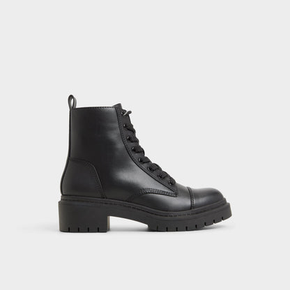 Goer Black Women's Casual boots - Combat ankle boot, Lug sole Aldo Black