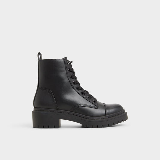 Goer Black Women's Casual boots - Combat ankle boot, Lug sole Aldo Black