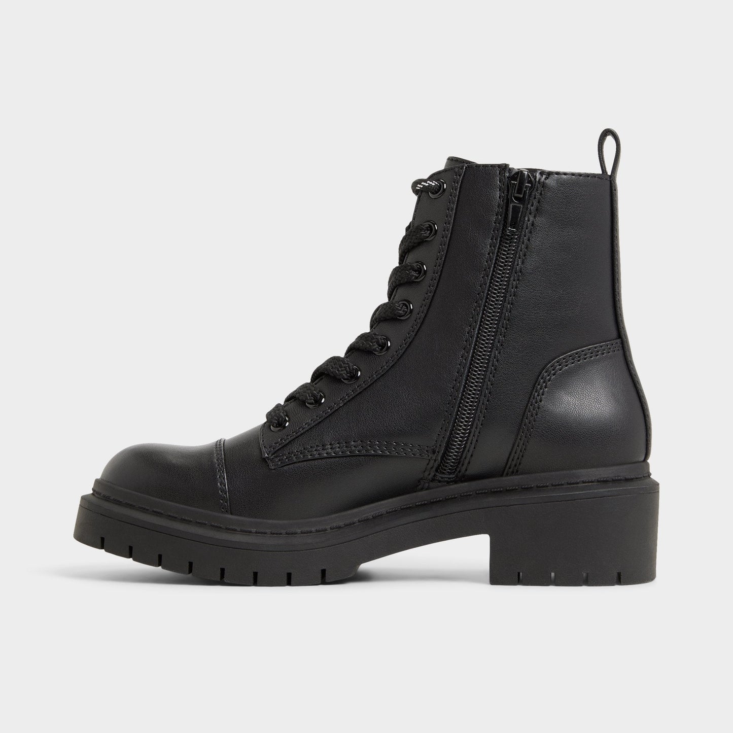 Goer Black Women's Casual boots - Combat ankle boot, Lug sole Aldo Black