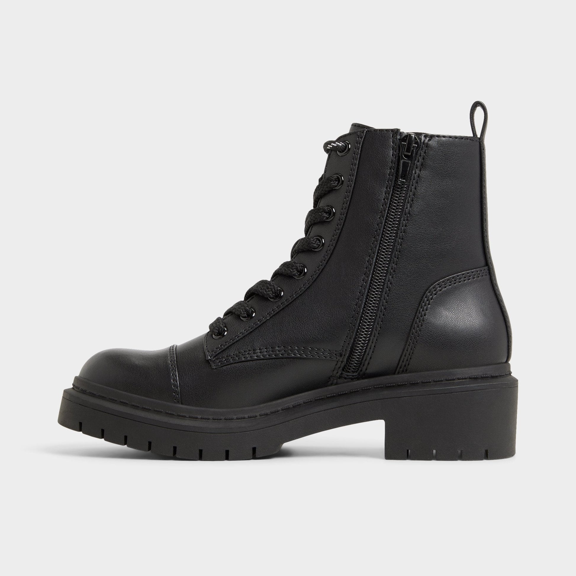 Goer Black Women's Casual boots - Combat ankle boot, Lug sole Aldo Black