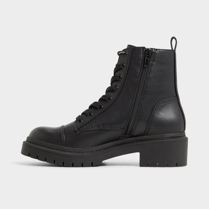 Goer Black Women's Casual boots - Combat ankle boot, Lug sole Aldo Black