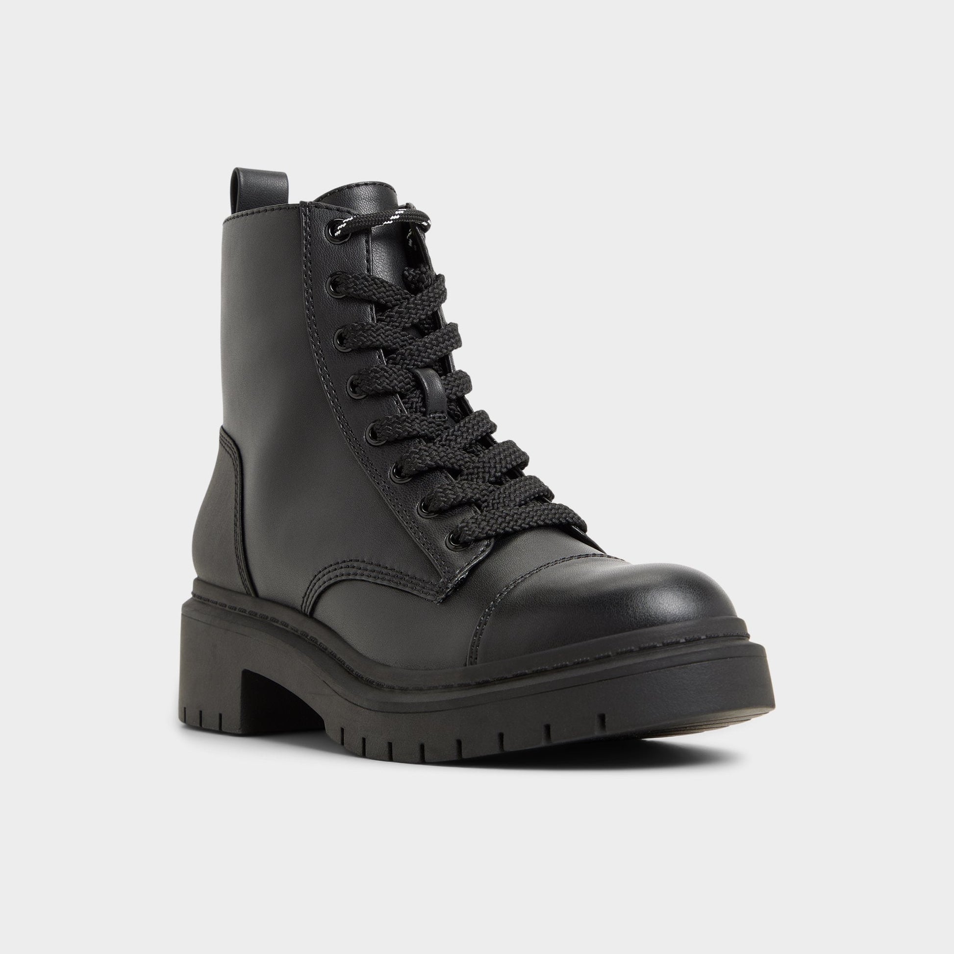Goer Black Women's Casual boots - Combat ankle boot, Lug sole Aldo Black