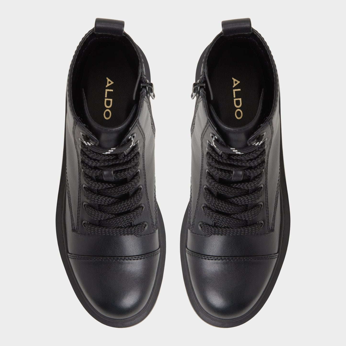 Goer Black Women's Casual boots - Combat ankle boot, Lug sole Aldo Black