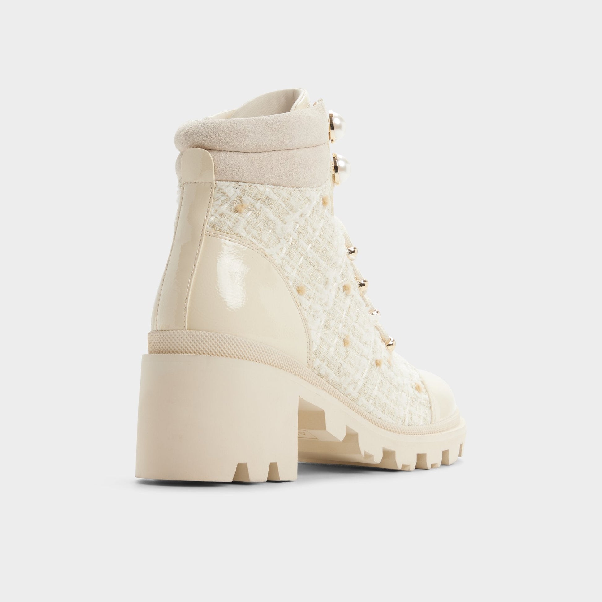 Mariettia in Other White - Lace-up boot, Lug sole Aldo Other white