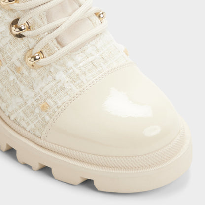 Mariettia in Other White - Lace-up boot, Lug sole Aldo Other white
