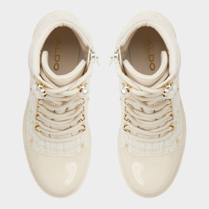Mariettia in Other White - Lace-up boot, Lug sole Aldo Other white