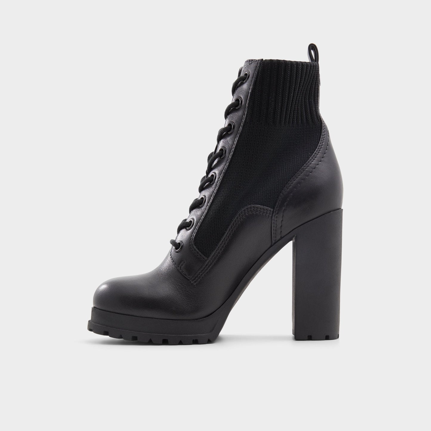 Rebellious Black Women's Combat boots - Combat ankle boot, Lug sole Aldo Black