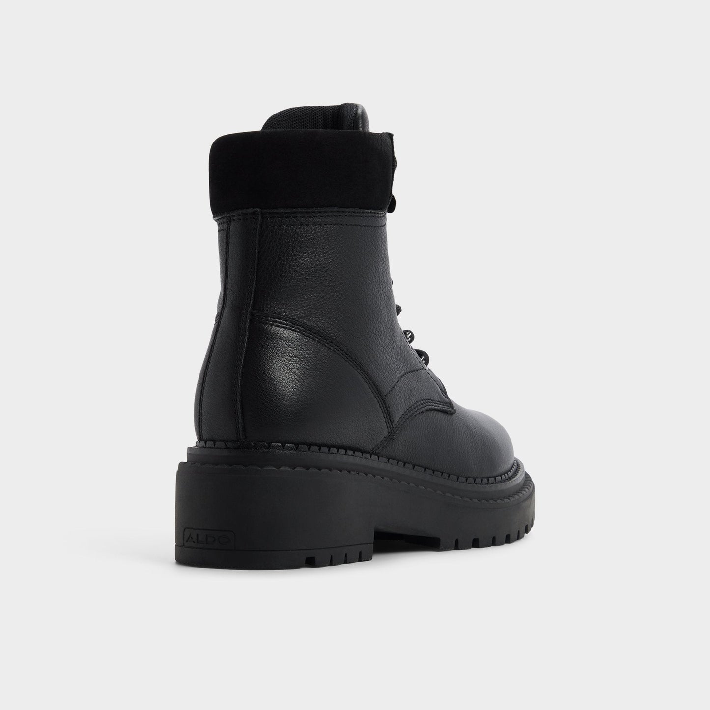 Lewellan in Black - Hiking boot, Lug sole Aldo Black
