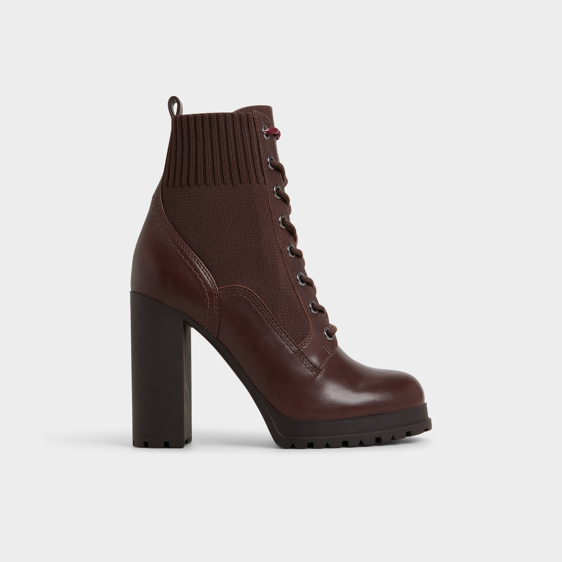 Rebellious in Other Brown - Combat ankle boot, Lug sole Aldo Other brown