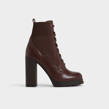Rebellious in Other Brown - Combat ankle boot, Lug sole Aldo Other brown