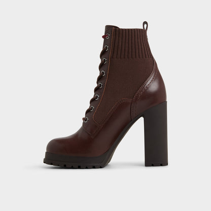 Rebellious in Other Brown - Combat ankle boot, Lug sole Aldo Other brown