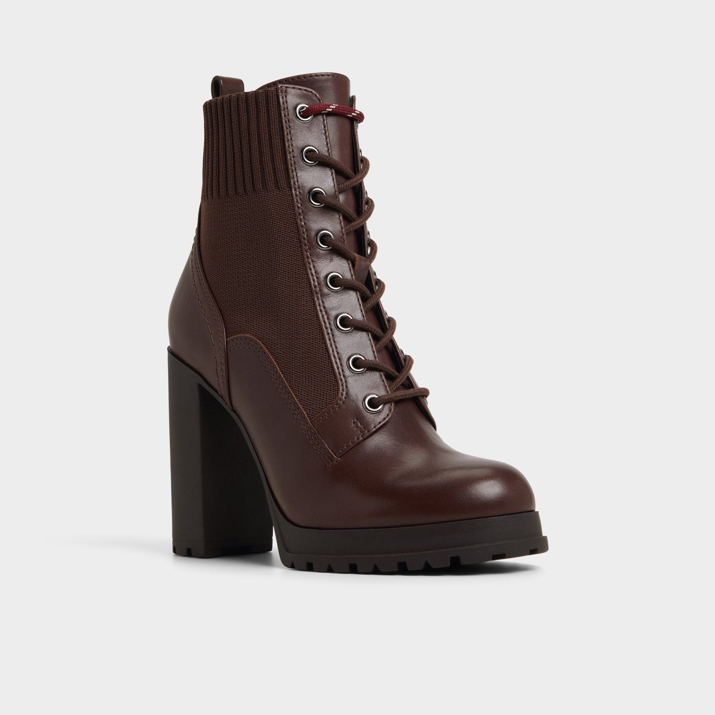 Rebellious in Other Brown - Combat ankle boot, Lug sole Aldo Other brown
