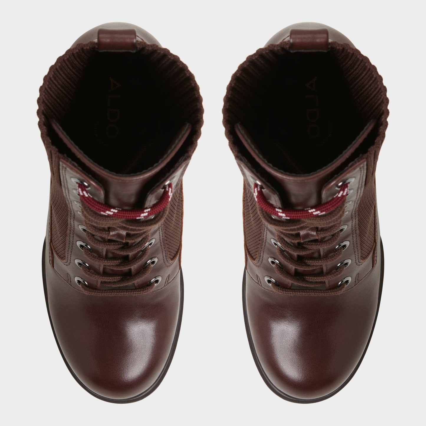 Rebellious in Other Brown - Combat ankle boot, Lug sole Aldo Other brown