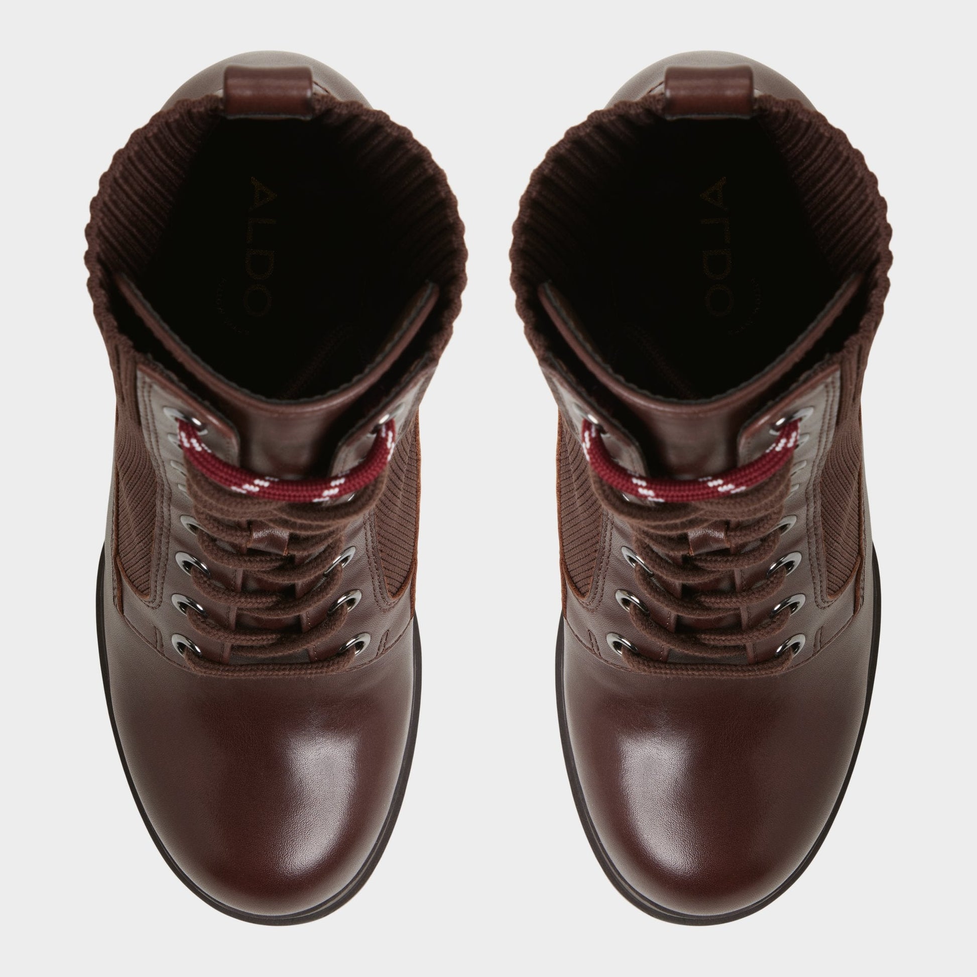 Rebellious in Other Brown - Combat ankle boot, Lug sole Aldo Other brown