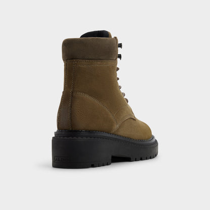 Lewellan in Dark Green - Hiking boot, Lug sole Aldo Dark green
