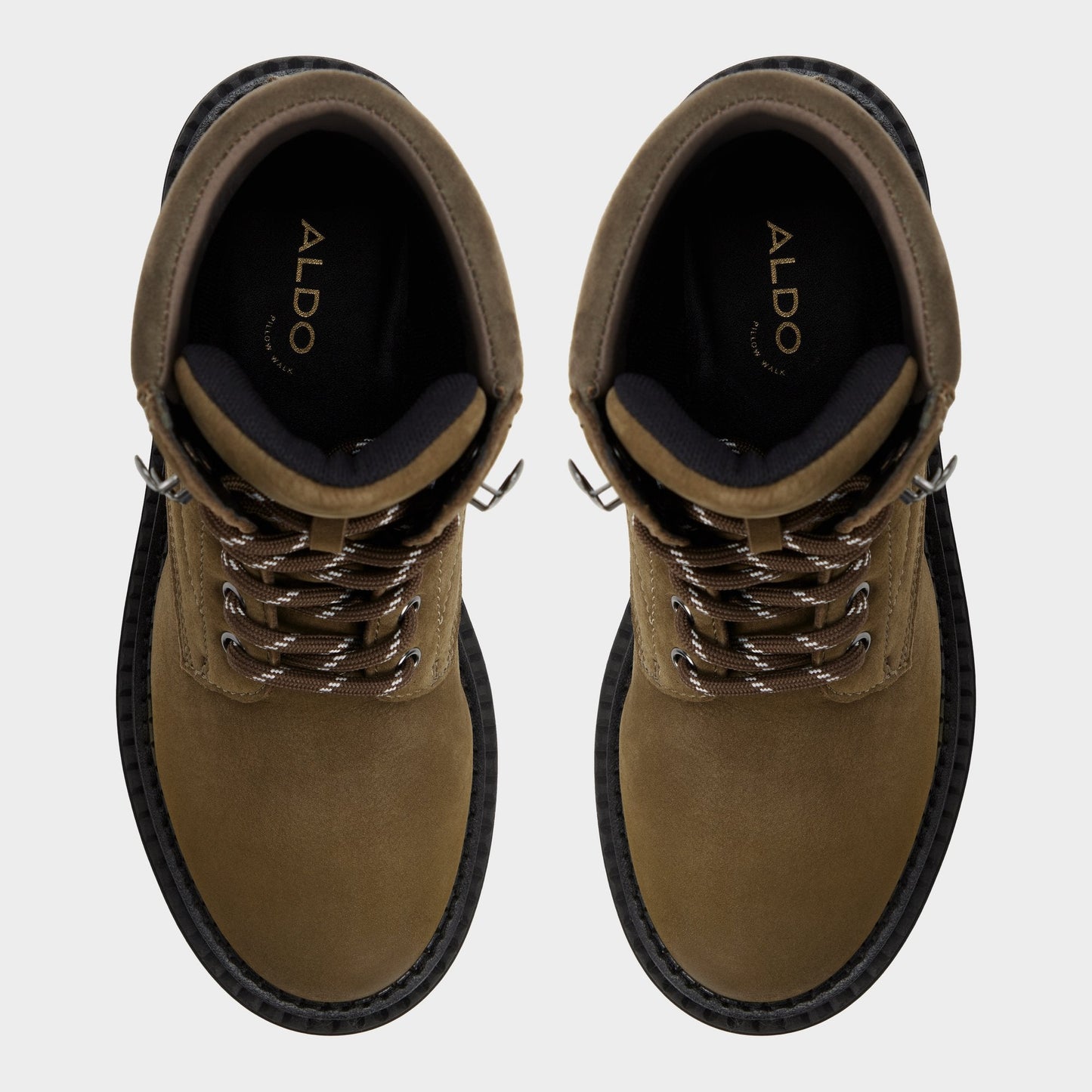 Lewellan in Dark Green - Hiking boot, Lug sole Aldo Dark green
