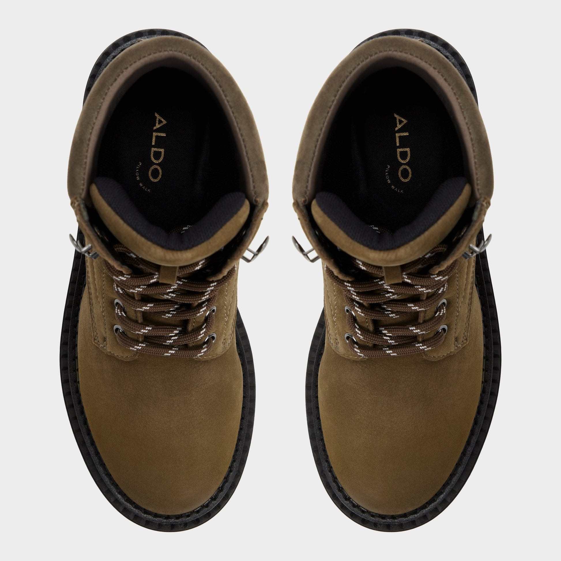 Lewellan in Dark Green - Hiking boot, Lug sole Aldo Dark green