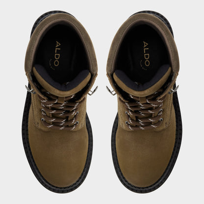 Lewellan in Dark Green - Hiking boot, Lug sole Aldo Dark green