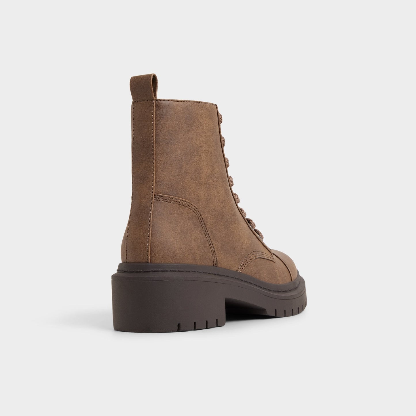 Goer in Medium Brown - Combat ankle boot, Lug sole Aldo Medium brown