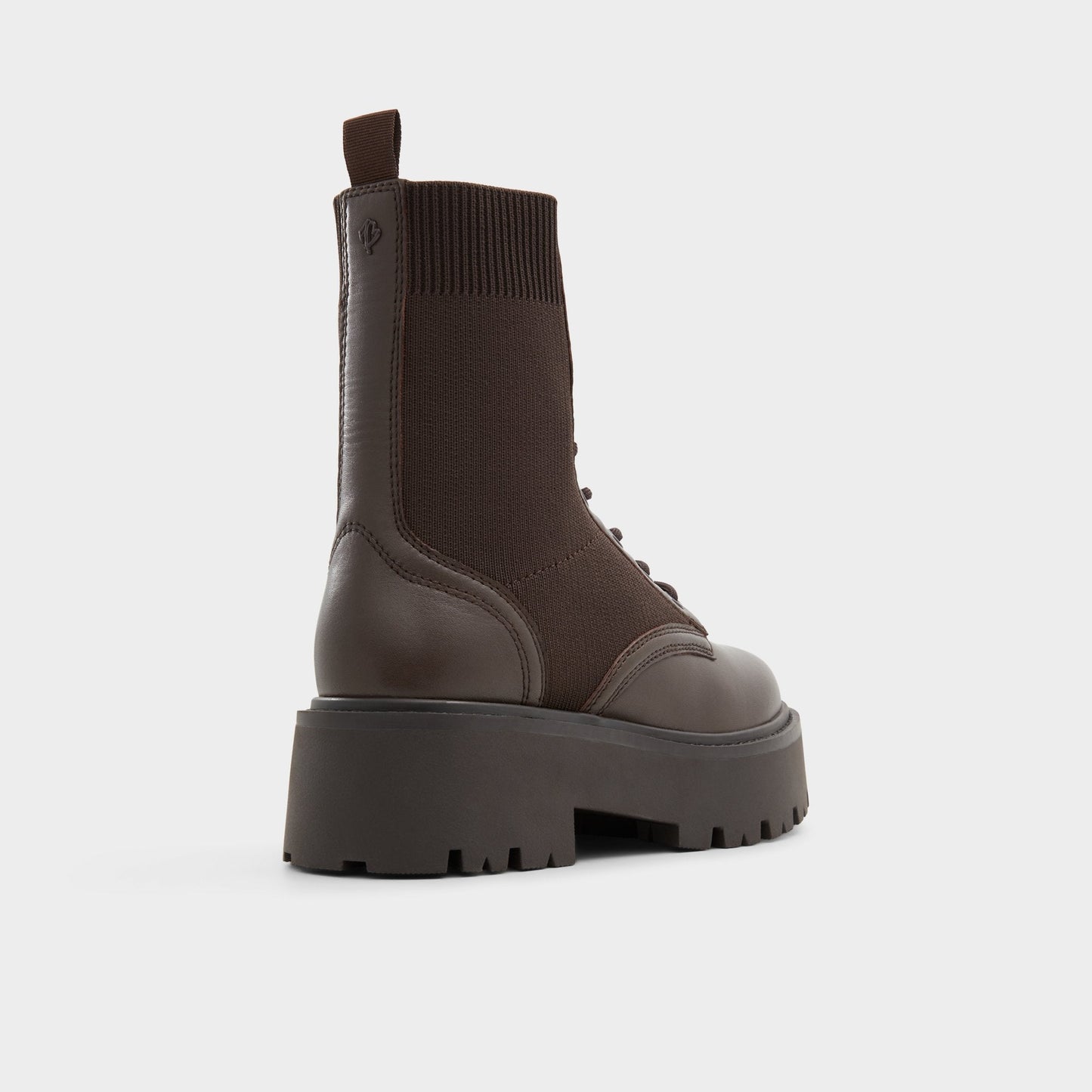 Talaleryknit Brown Overflow Women's Combat boots - Combat ankle boot, Brown Aldo Brown Overflow