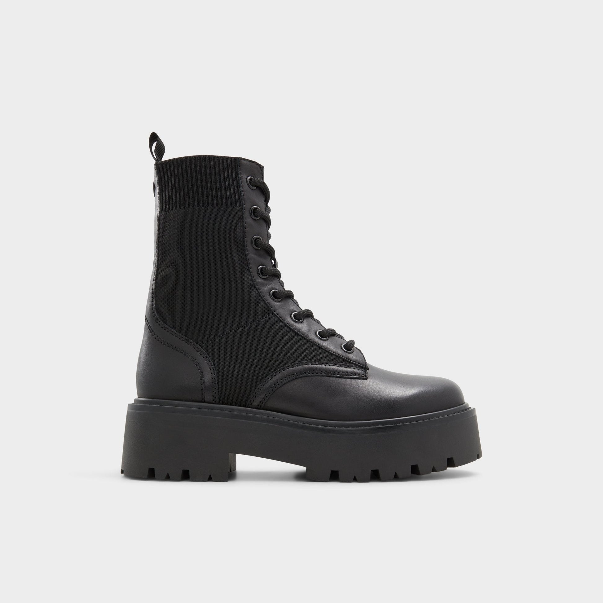 Talaleryknit Black Women's Combat boots - Combat ankle boot, Black Aldo Black