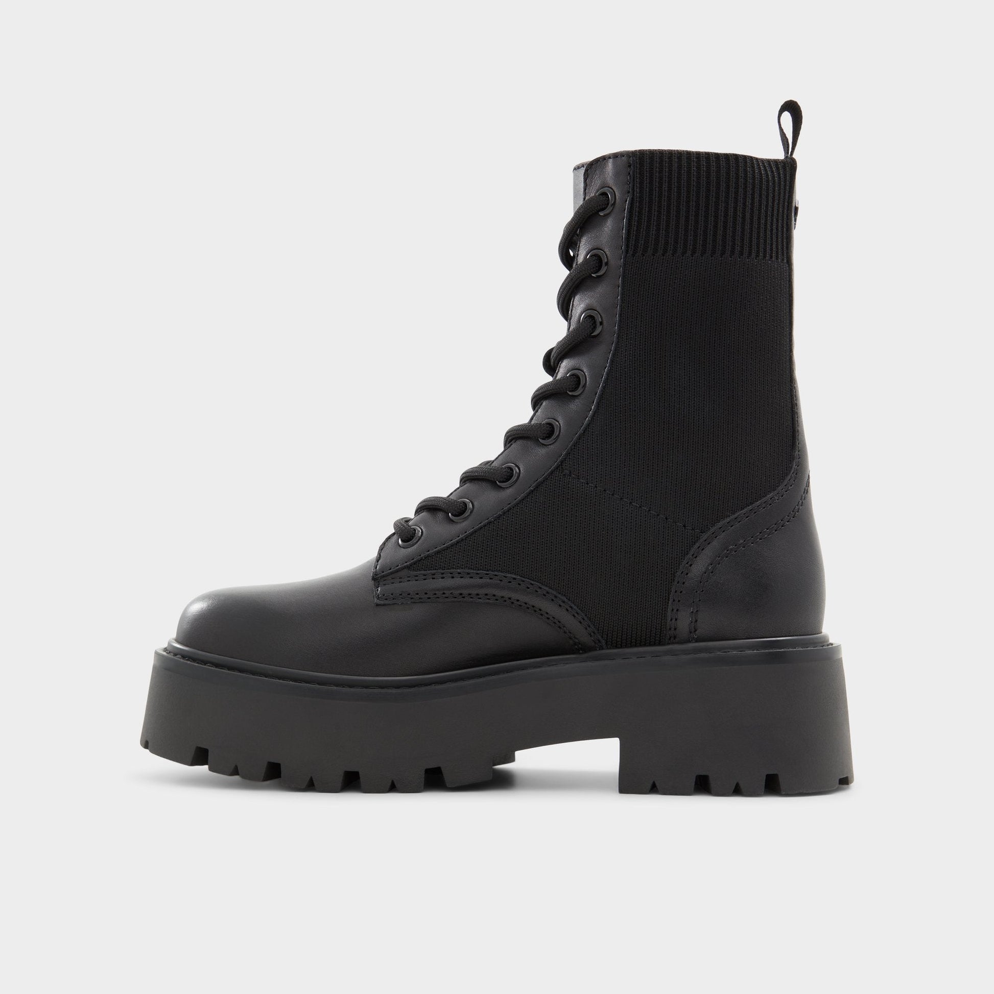 Talaleryknit Black Women's Combat boots - Combat ankle boot, Black Aldo Black