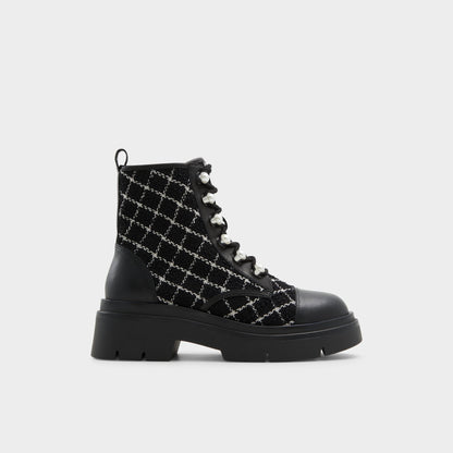 Marthia in Other Black - Combat ankle boot, Black Aldo Other black
