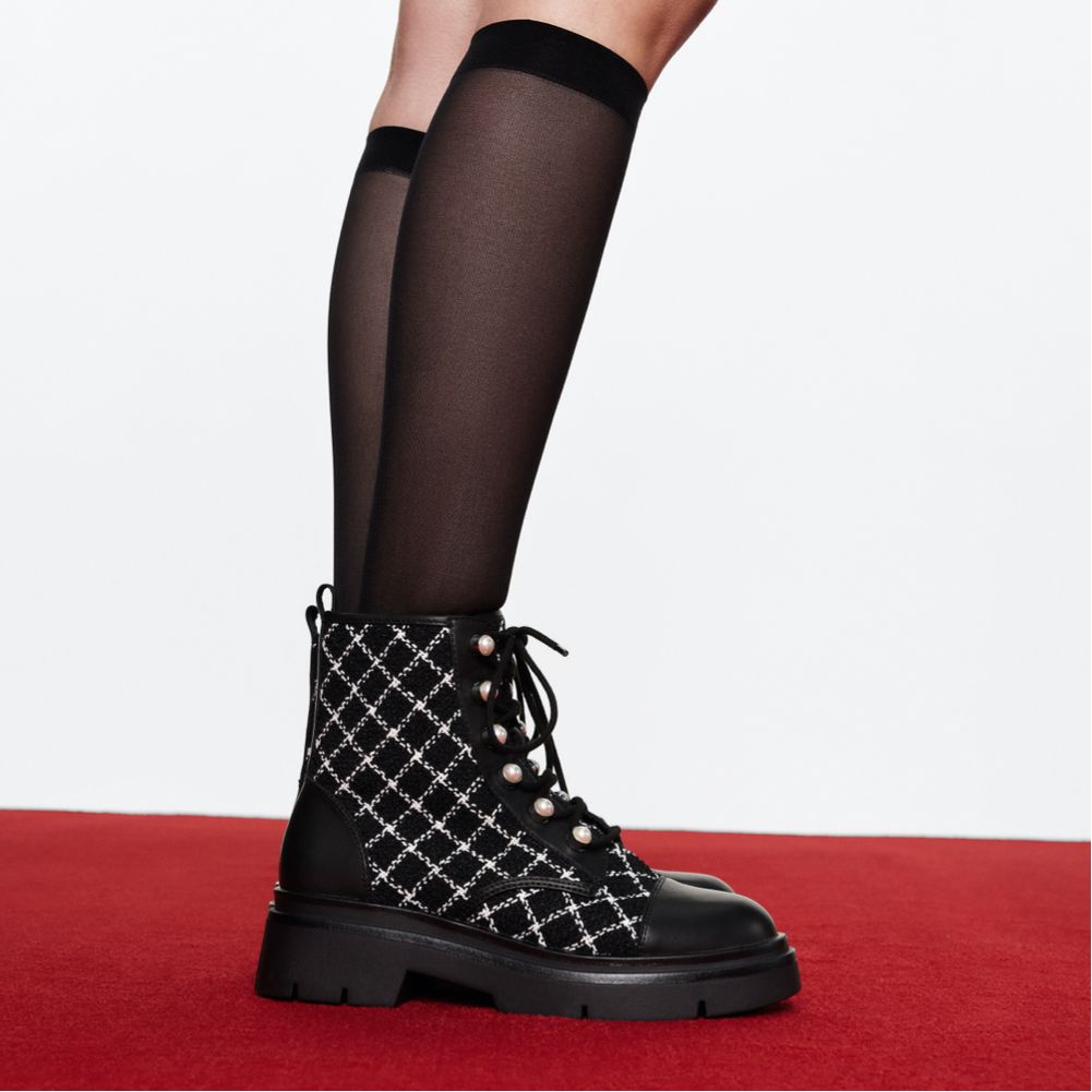 Marthia in Other Black - Combat ankle boot, Black Aldo Other black