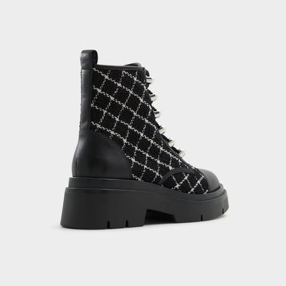 Marthia in Other Black - Combat ankle boot, Black Aldo Other black